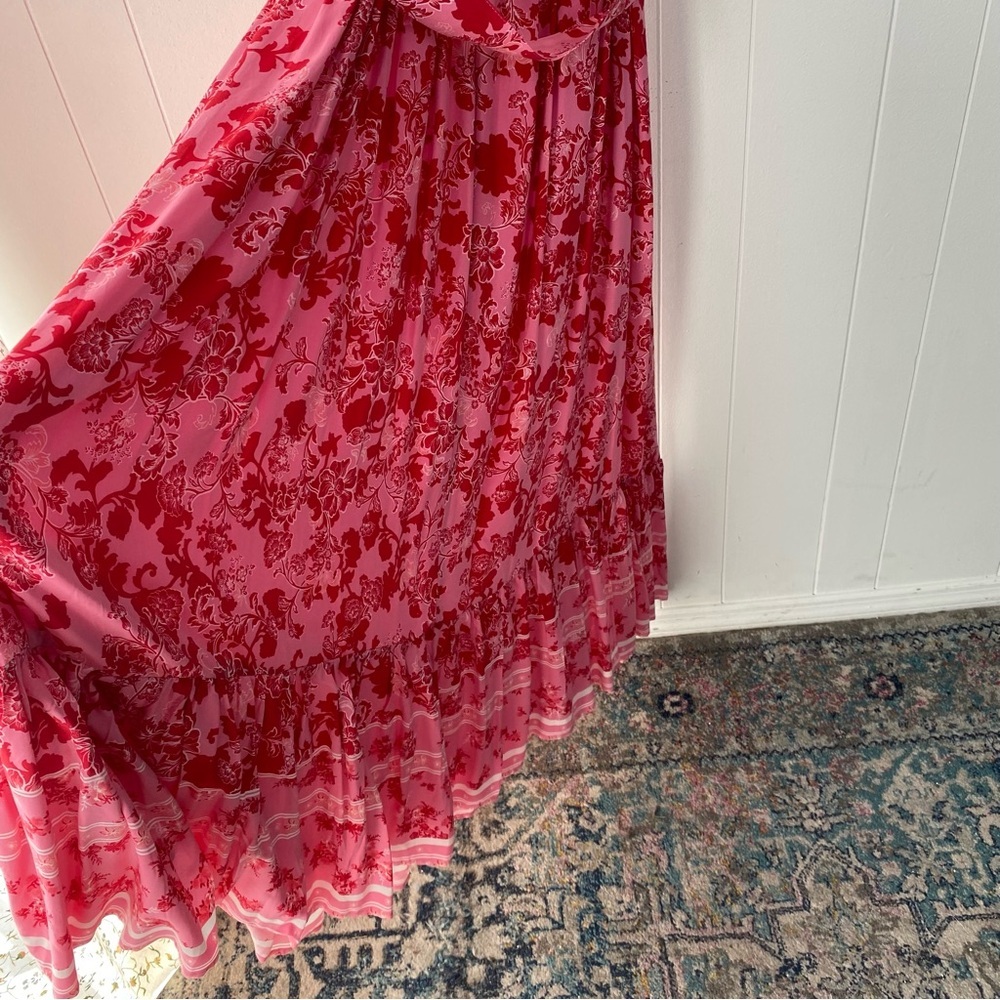 Sugarlips Aiza Floral Otis Off The Shoulder Maxi Dress Curve Size 2X New! - Picture 11 of 15